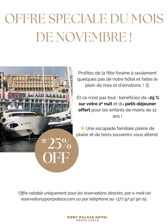 SPECIAL OFFER FOR NOVEMBER !